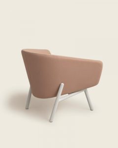 Design-Sessel Kristalia Tuile Rückansicht für moderne Büro- und Loungebereiche in Trier, Konz und Luxemburg